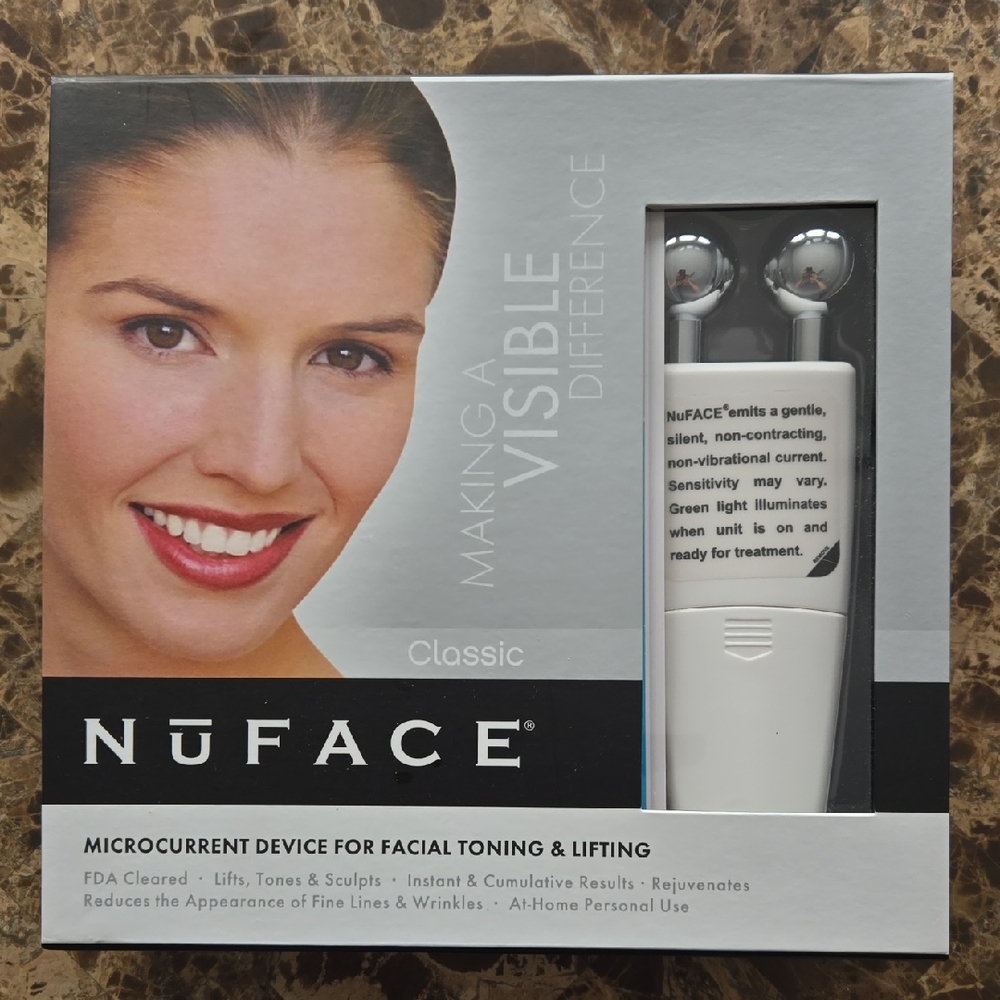 NuFACE White Skincare Tool Advanced Beauty Device NEW IN BOX
